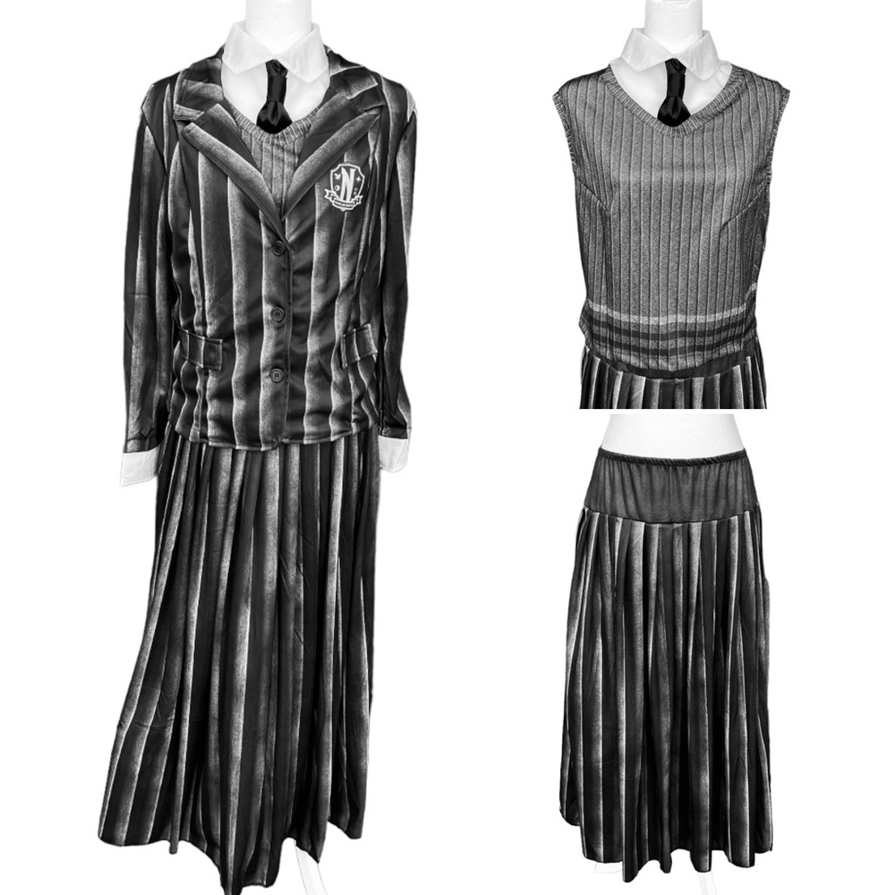 Wednesday Adams Costume Nevermore Academy Uniform
